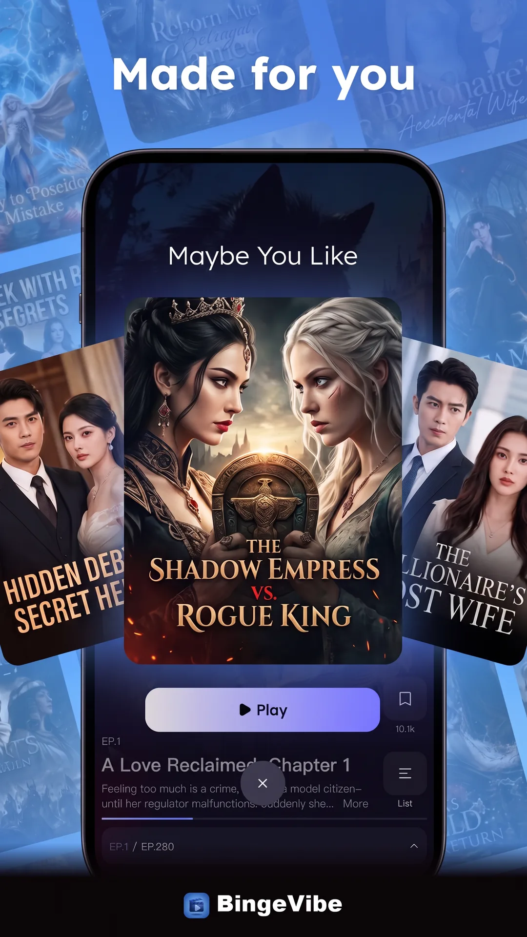 BingeVibe screen 2